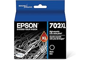702 Black Ink Cartridge: The Epitome of High-Capacity Printing for Epson WorkForce Pro Series