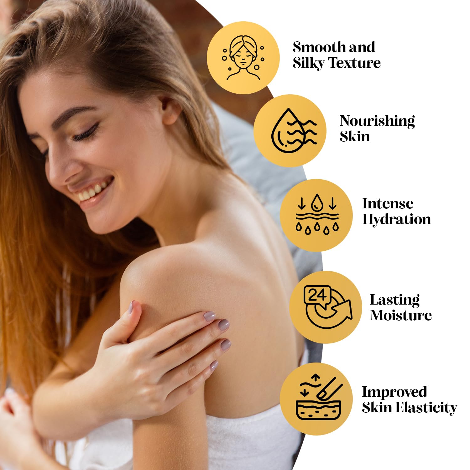 VACY Hyaluronic Acid Deep Body Moisturizer (Unscented) - Hydrating Formula with Aloe Vera, Jojoba Oil, and Coconut Oil - 8 fl oz