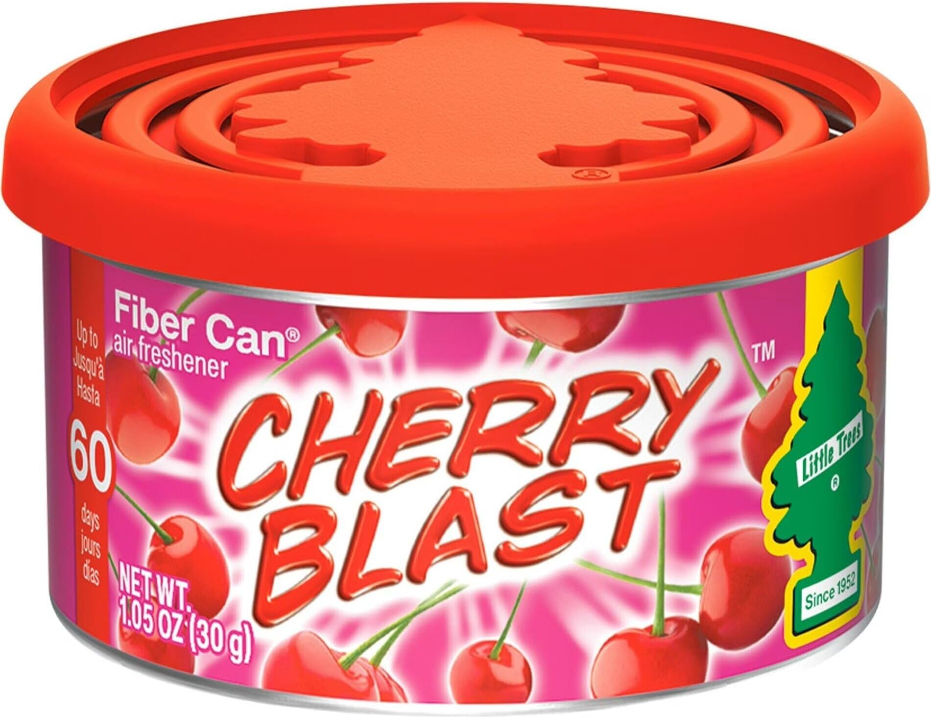 Fiber Can-Cherry Blast Car Air Freshener, Ufc1781124