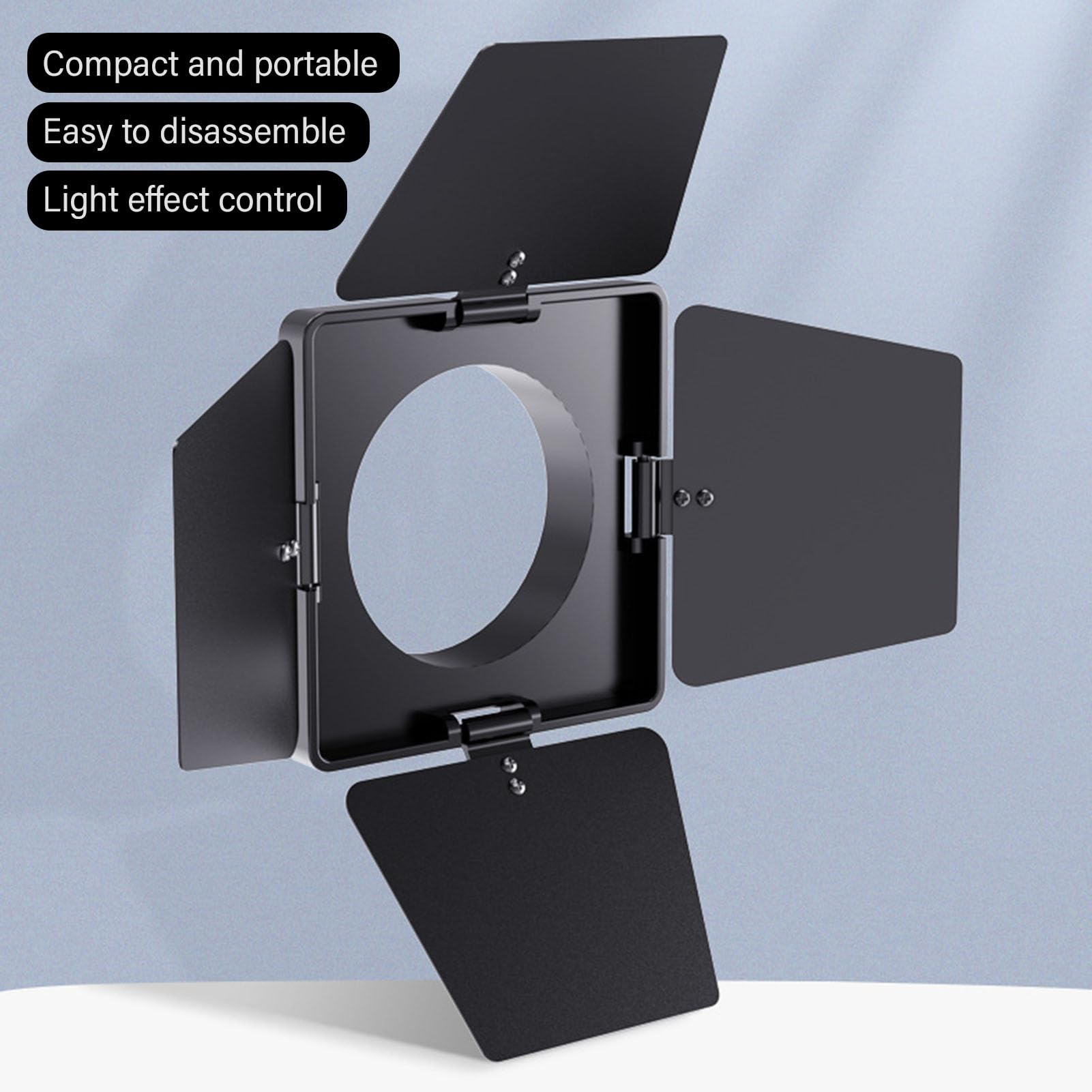 VBESTLIFE PRISTIER DE LA Ligne À Quatre Leaf pour LA Lumière Vidéo, pour Mini Bowens Mount, Compact et Portable, pour Les Portraits, LA Nature Morte et Le Vlogging