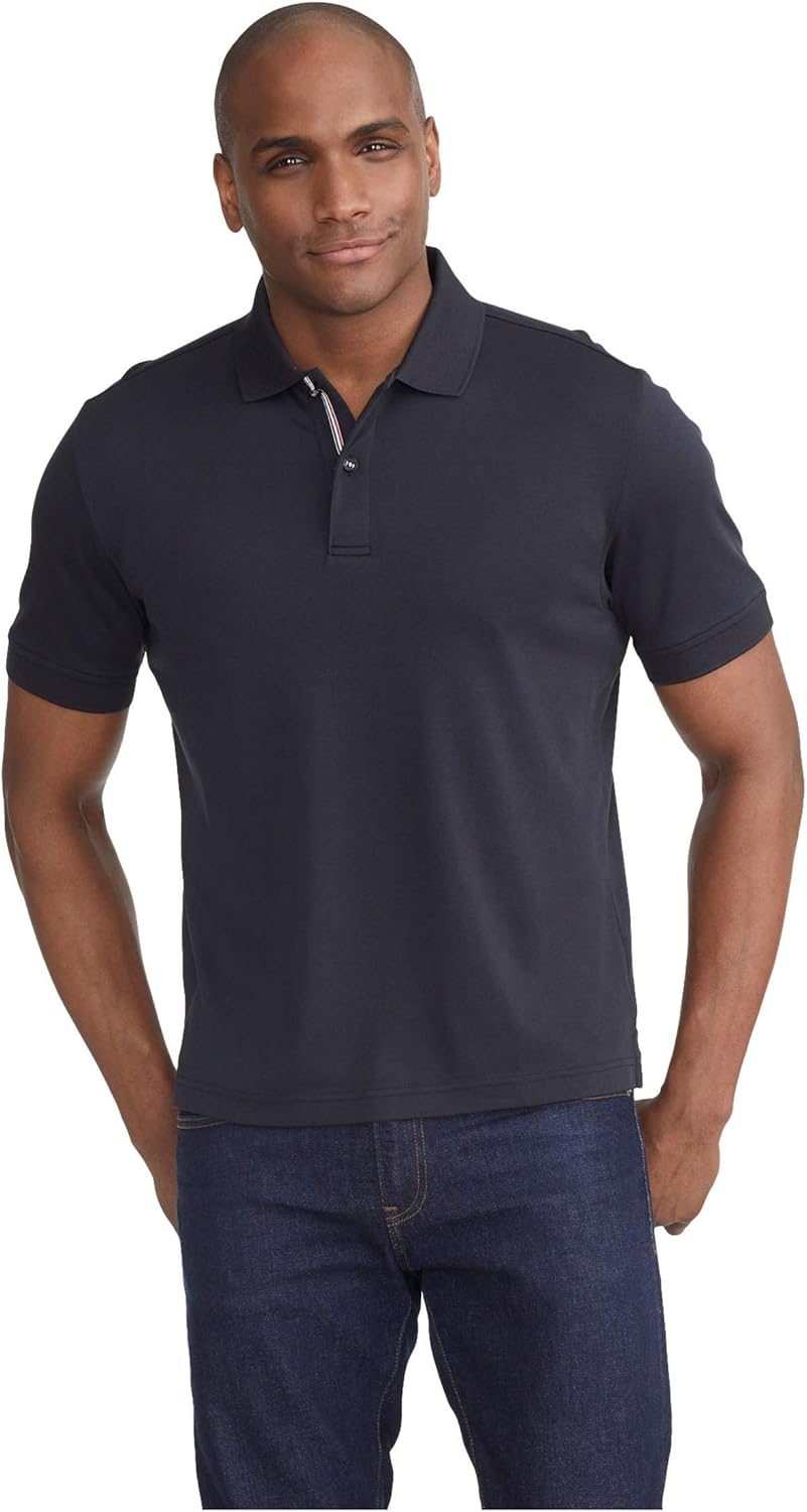 UNTUCKit Wrinkle-Free Damaschino Polo Black XL Regular Fit