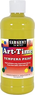 Sargent Art 17-6402 16 oz Yellow Art-Time Tempera Paint,Multicolor