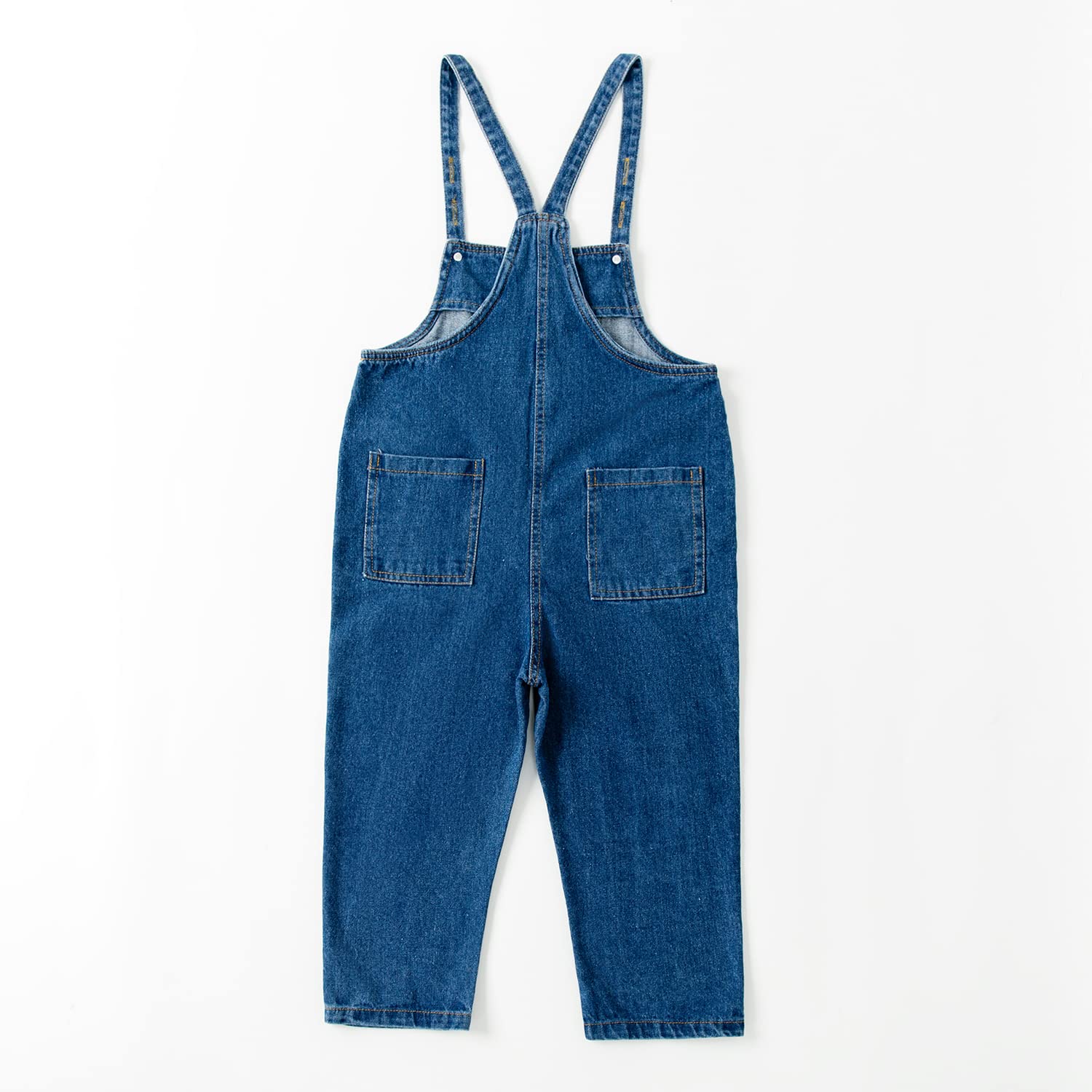 Salopette da bambina in denim Salopette da bambina in denim per 3-12 anni