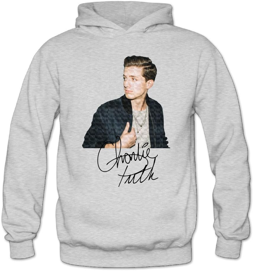 XJBD Women's Charlie Puth Cool Sweater Ash