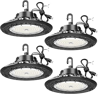 Glattol G GJIA LED High Bay Light Super Bright Dimmable AC100-277V 200W 30000LM 5000K DLC/ETL List Lights 6ft with US Plug...