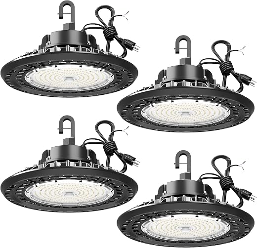 Glattol G GJIA LED High Bay Light Super Bright Dimmable AC100-277V 200W 30000LM 5000K DLC/ETL List Lights 6ft with US Plug...