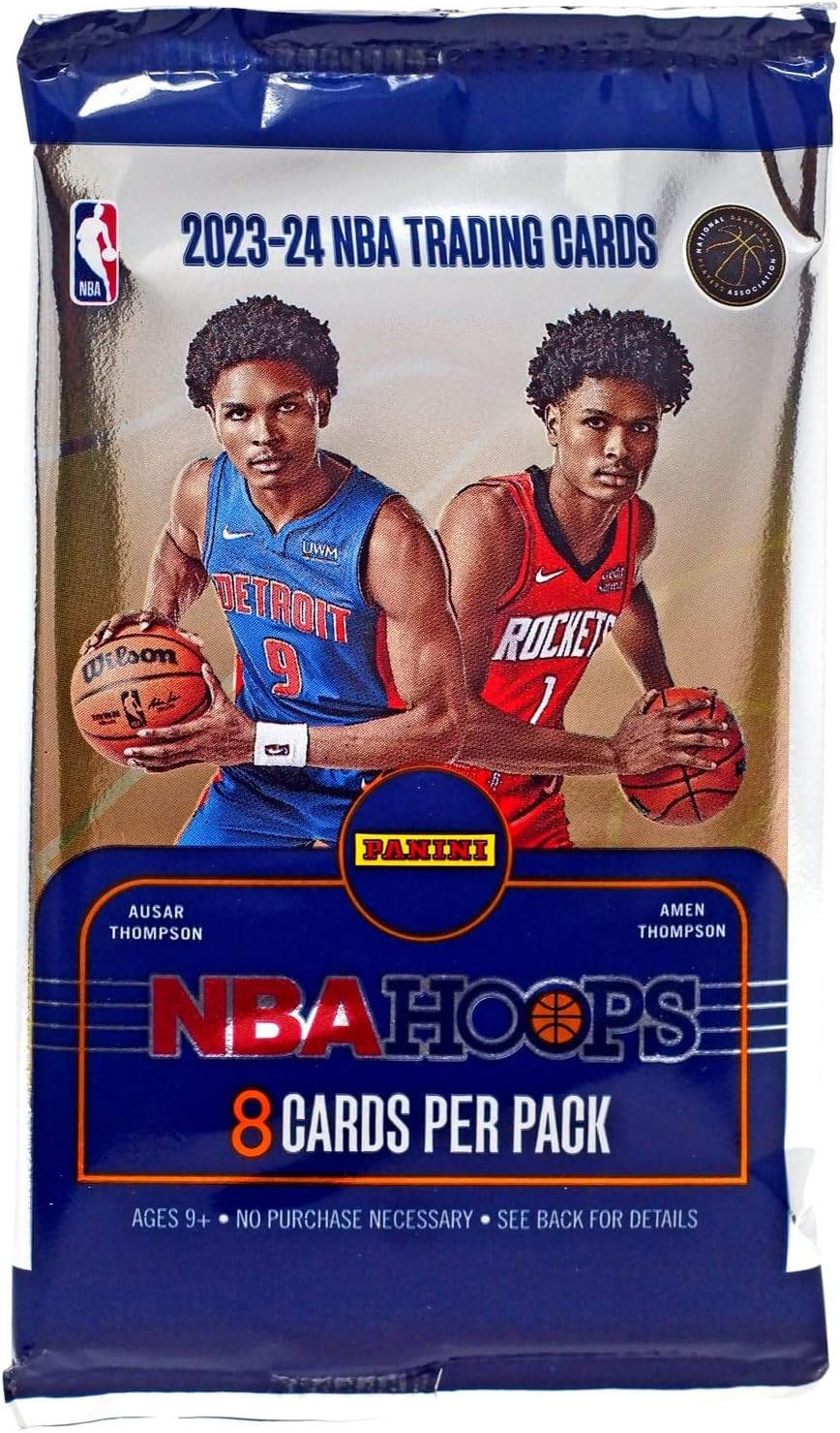 2023-24 Panini Basketball Factory Sealed Pack of Trading Cards - 8 Cards per Pack - Look for Victor Wembanymama Rookie Card!