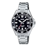 MDV10D-1A1V Unisex Dive Inspired 38 mm Stainless Steel Black Dial Sports Watch
