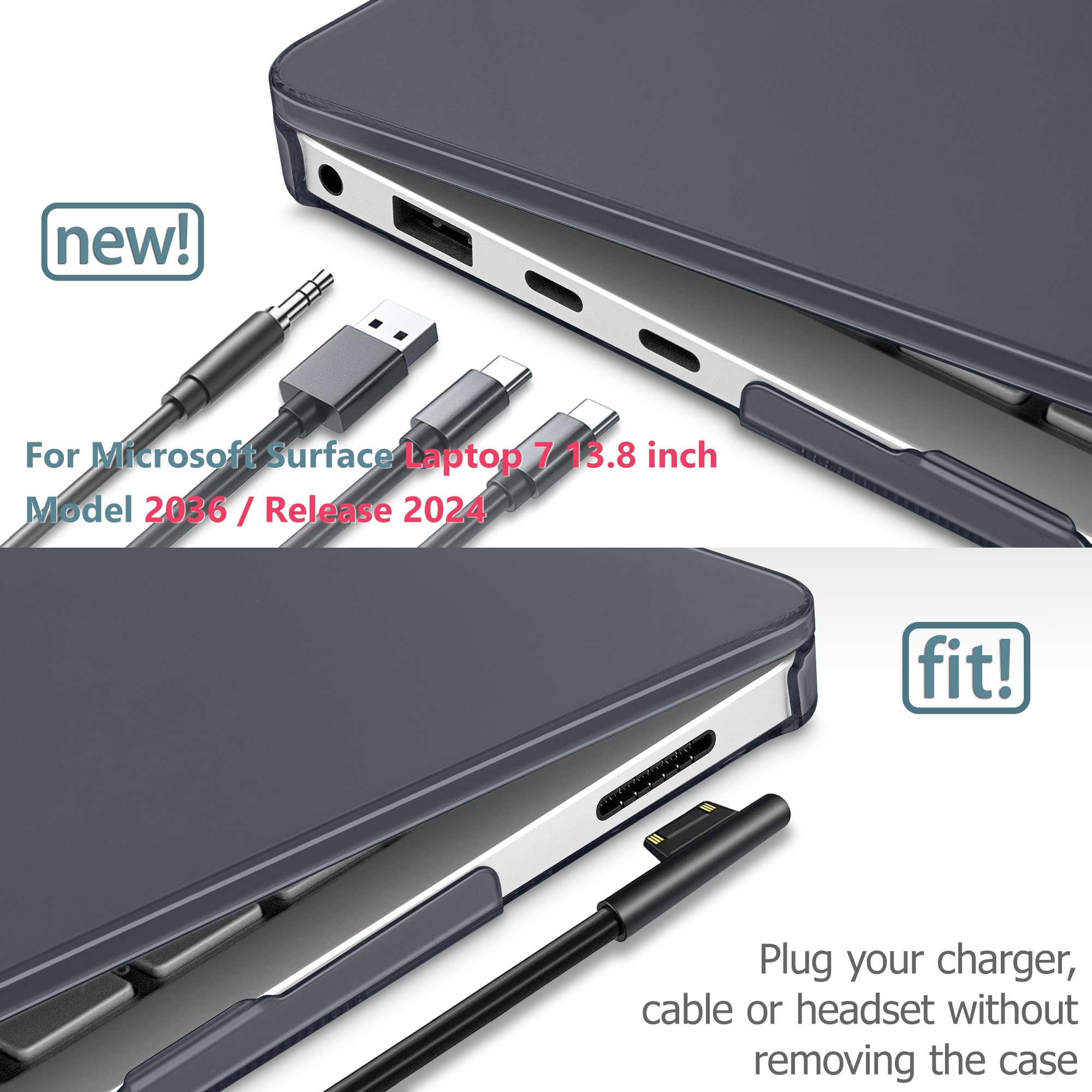 Amazon.com: Lepeoac Case for 13.8 Inch Microsoft Surface Laptop 8 