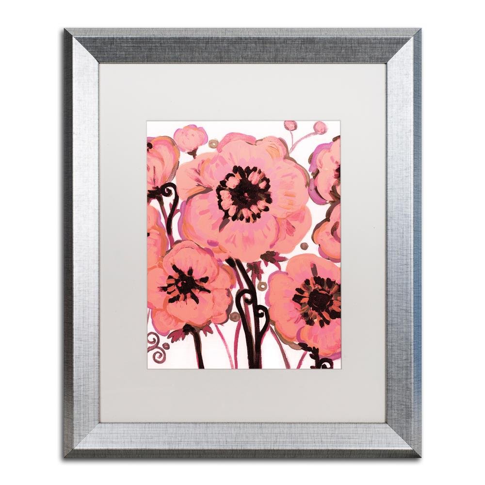 7 by Natasha Wescoat, White Matte, Silver Frame 16x20-Inch