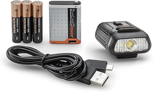 Miniatura 7 de Bushnell Luz de sombrero luz LED recargable o 3AAA de 300 L, 4 modos incluyendo modo rojo, luz ligera para caza de ciervos, campamento y mucho más