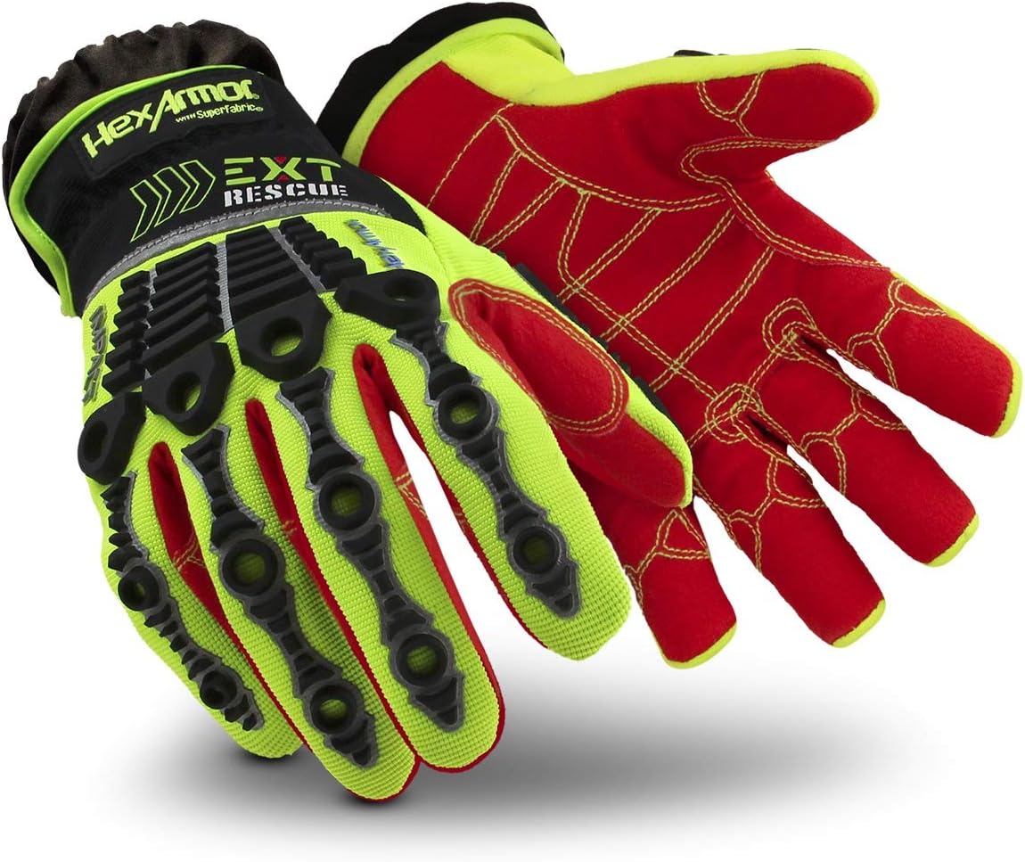 HexArmor | FireFighter Extrication-Rescue Impact Safety Gloves | EXT Rescue Series