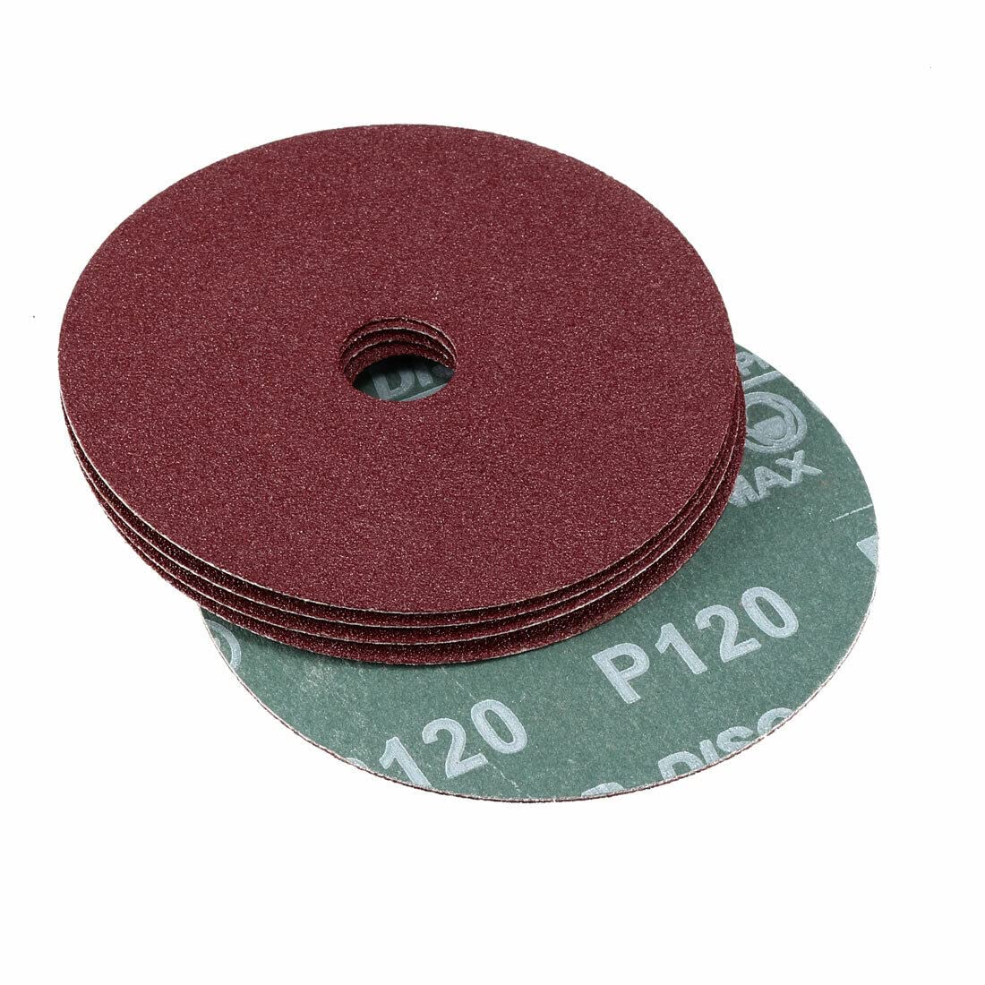 Tool parts 4-Inch x 5/8-Inch Aluminum Oxide Resin Fiber Discs Center Hole 120 Grit 15 Pcs