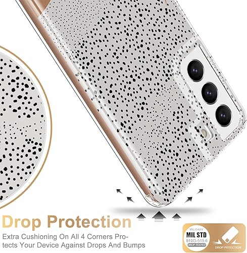 Miniatura 5 de ESDOT - Funda protectora para celular Samsung Galaxy S21 Plus, de grado militar, resiste caídas de 21 pies (probado), con diseños modernos, para
