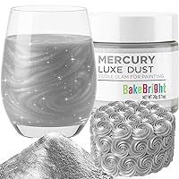 Vista 28 de Polvo brillante, polvo dorado comestible, polvo dorado brillante, decoración de pasteles comestibles, polvo dorado para pasteles, polvo de brillo