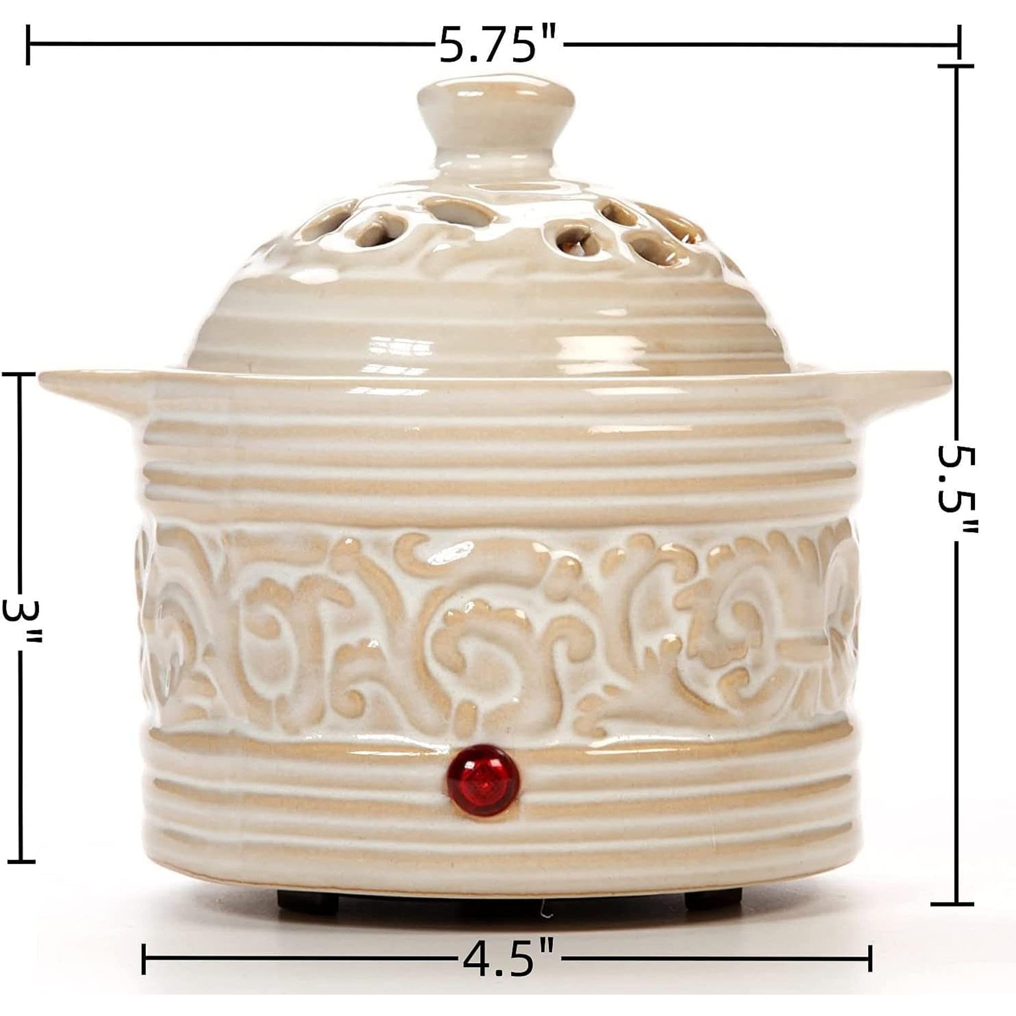 Amazon.com: Hosley Cream Electric Potpourri Warmer 5.5