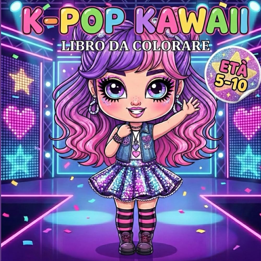 K-POP KAWAII: LIBRO DA COLORARE