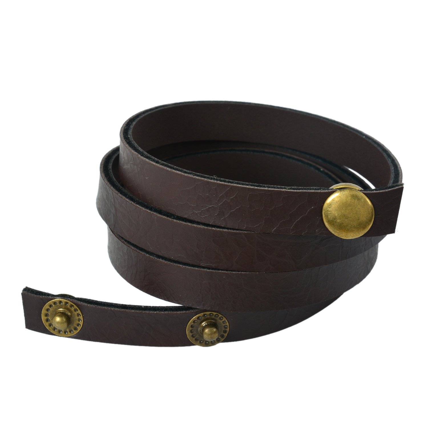 Memoir Wraparound Rockstar Dark Brown tan Belt Bracelet for Men and Women (B01KXZML5S) Amazon Price History, Amazon Price Tracker