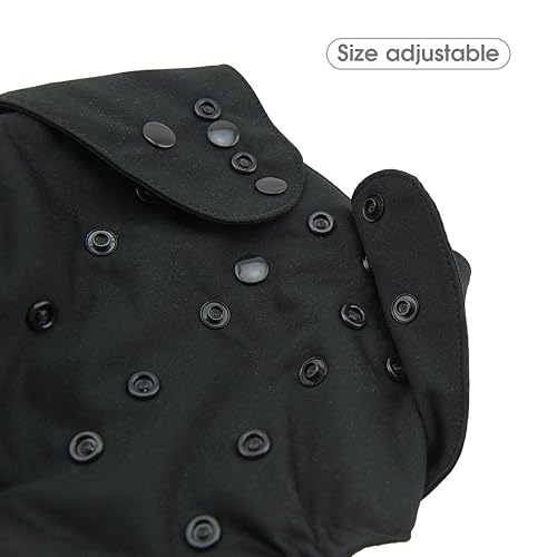 Miniatura 9 de Babygoal Funda de pañales de tela para niñas, fundas reutilizables ajustables para pañales ajustados y preplegados, 6 fundas de ropa de bebé + una