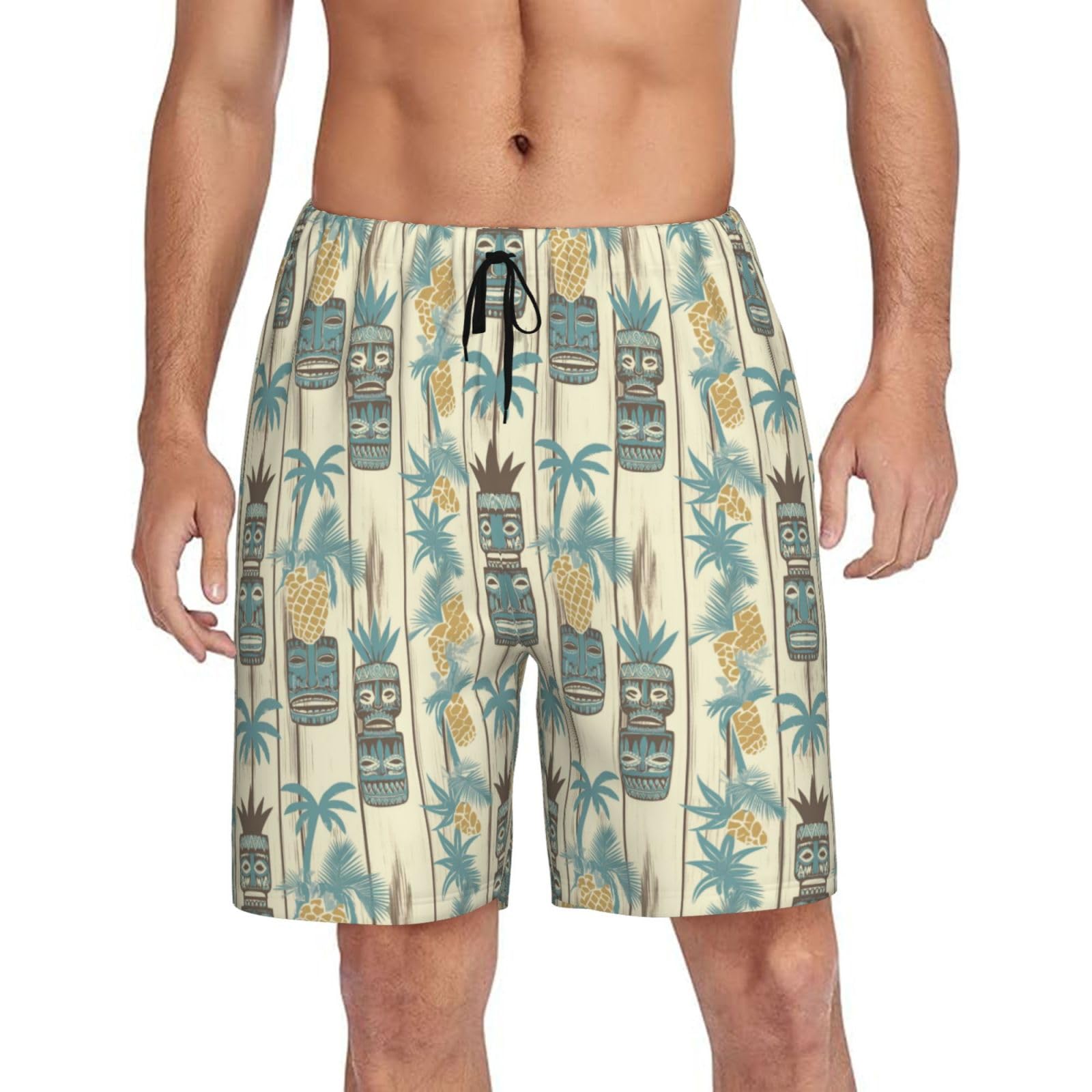 Pajama Shorts for Men, Men's Pajama Shorts Sleep Pjs Bottoms Short S-4XL-picture-27