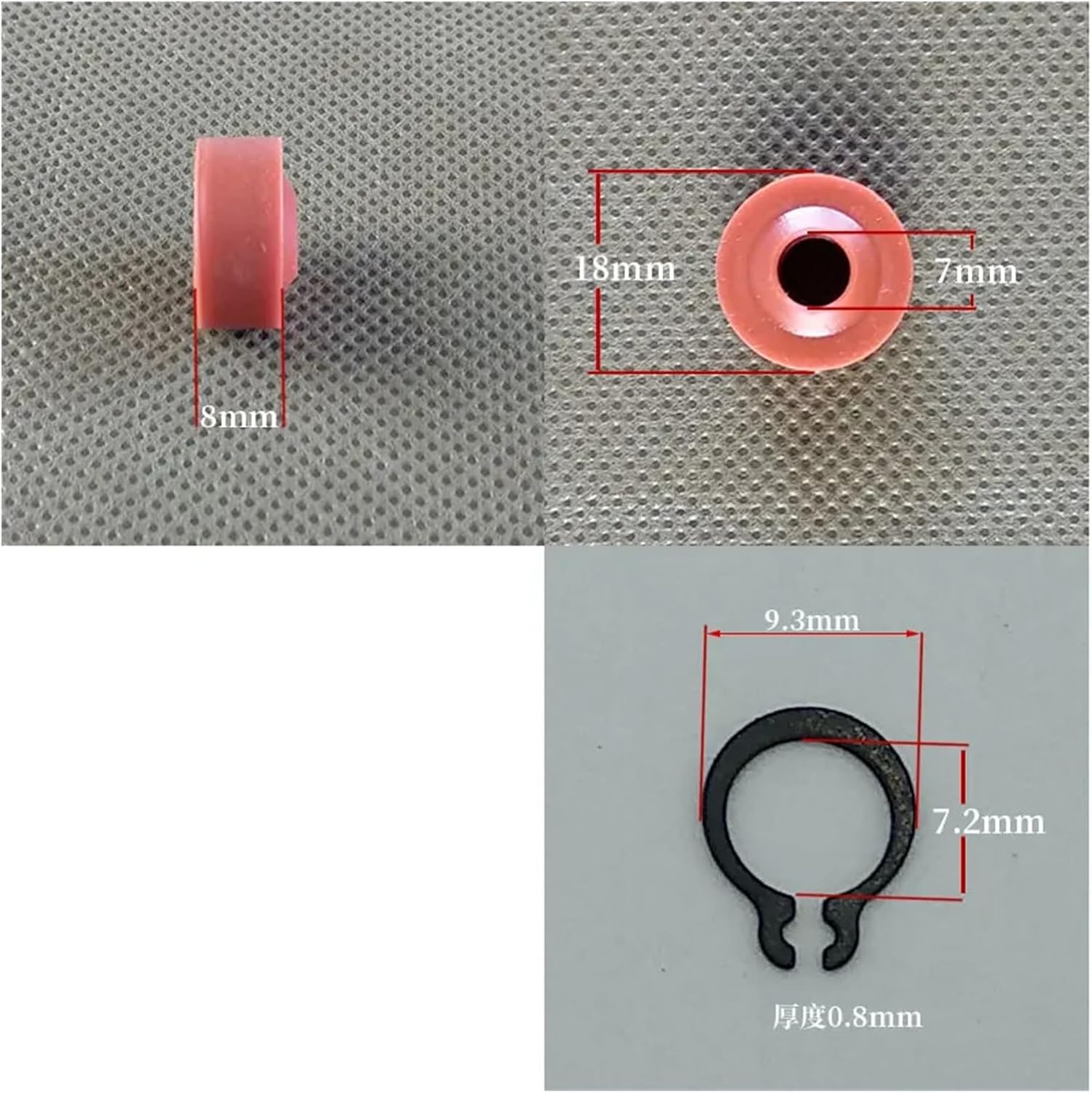 Bread Machine Repair Mixing Shaft Rings Bread Machine Parts Bread Bucket Seal Rings Bread Machine Accessories(Part)