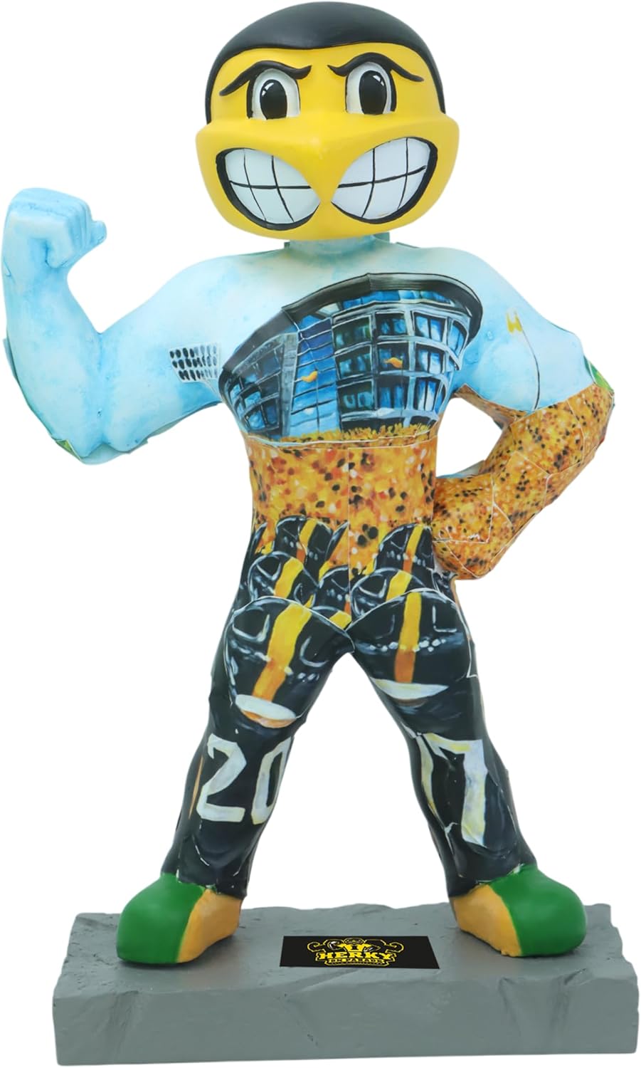 Perspectives Iowa Hawkeyes Herky On Parade Bobblehead