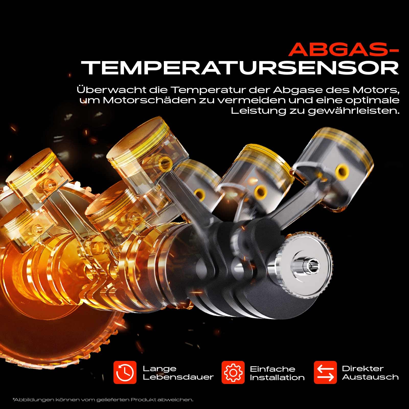 Czujnik temperatury spalin do Lodgy Fluence Kangoo Laguna Latitude Megane III 1,5 l 2007-2020 8200854170