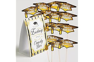 Personalized Graduation Candy Buffet Labels - Premium Value Pack