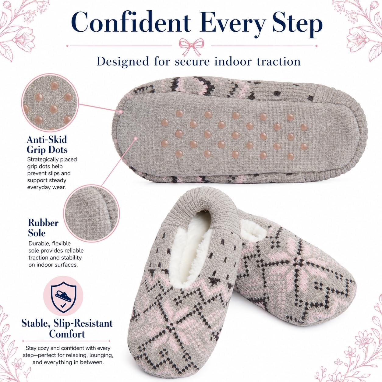 Laura Ashley Women's Classic Slippers