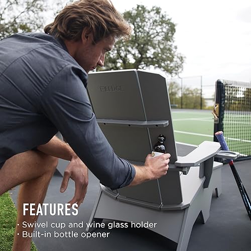 Miniatura 5 de Ledge Lounger - Mainstay Ultimate Adirondack - Sillas Adirondack de resina para patio, estables a los rayos UV y resistentes a la intemperie -