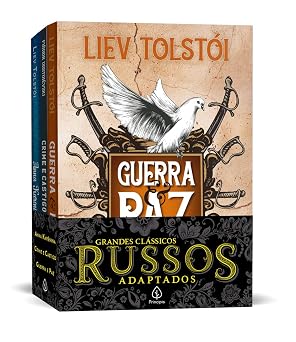 Kit Clássicos Russos Tolstói Dostoiévski - Box 3 Volumes Principis