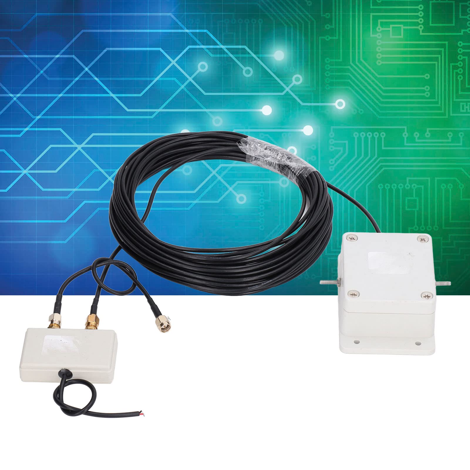 Antenne en Boucle Réception de Signal Actif 0,5 à 30 MHz Alimentation USB Récepteur 9 à 14 V Factice D'alignement de Point D'antenne pour la Réception de Signal