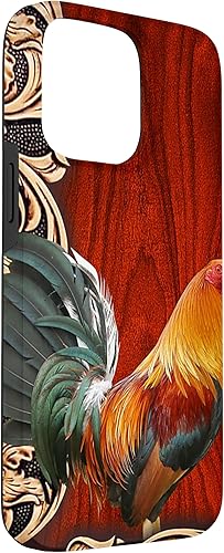 Vista 84 de Funda para iPhone 13 Pro Max Rooster wood - ROOSTER-PC