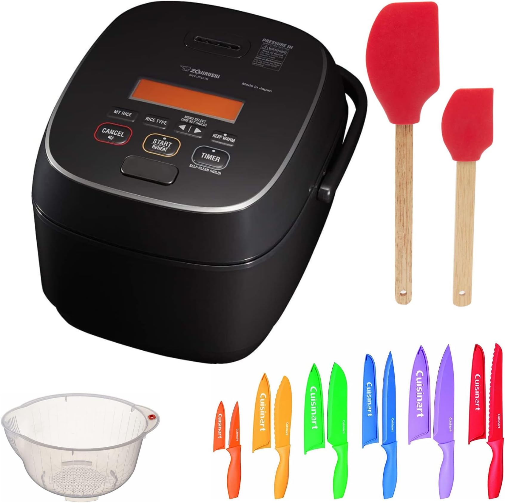 Amazon.com: Zojirushi NP-HCC10XH Induction Heating System Rice Cooker ...