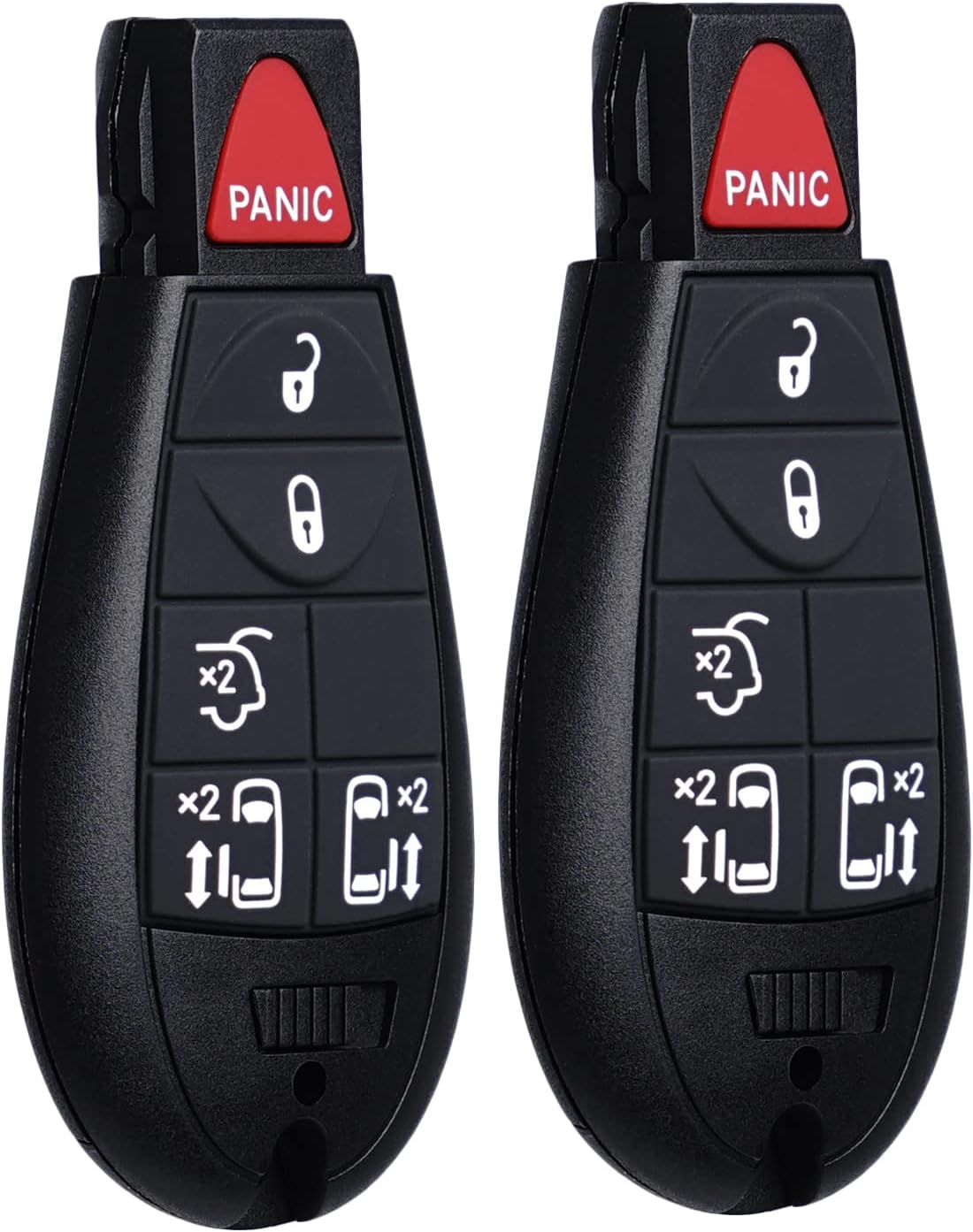 MechanMagic Key Fob Replacement Keyless Entry Remote Control Fits for Dodge Grand Caravan Chrysler Town and Country 2008-2020 M3N5WY783X IYZ-C01C Set of 2