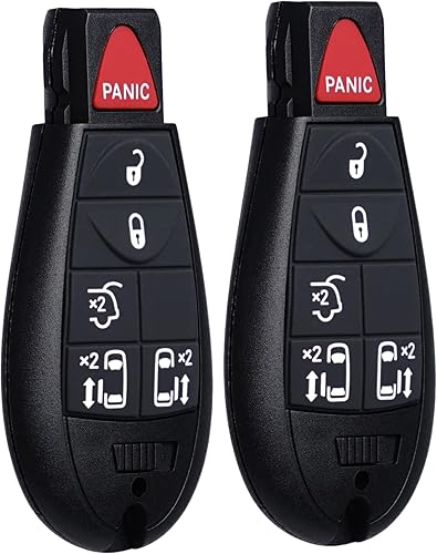 Miniatura 7 de MechanMagic Llavero de repuesto con control remoto de entrada sin llave para Dodge Grand Caravan Chrysler Town and Country 2008-2020 M3N5WY783X