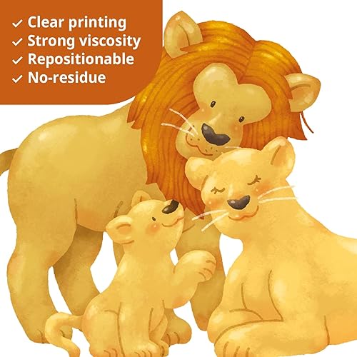 Miniatura 4 de DECOWALL DS12-8076 - Calcomanías de pared con números de animales, alfabeto ABC, educativo, aula, dormitorio, cuarto de bebé, sala de juegos,