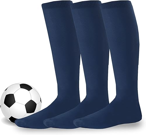 Miniatura 4 de Soccer Socks Athletic Sports Socks Softball Baseball Cushioned Knee High Tube Socks Kids Teens Women Men Unisex