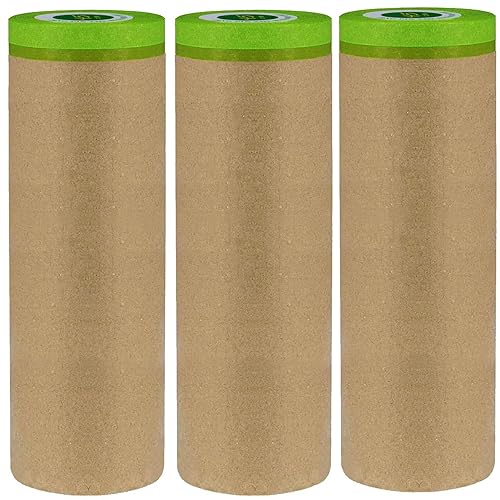 Papel de enmascarar, enmascarar pintura, rollo de papel de pintura automotriz con cinta, cinta y cortina para pintar, papel de enmascaramiento de