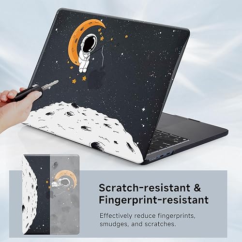 Miniatura 102 de Funut Funda compatible con MacBook Air de 15 pulgadas 2024 2023 versión M3 A3114 M2 A2941 con pantalla de retina líquida y Touch ID, carcasa rígida