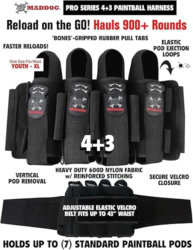 Miniatura 6 de Maddog Dye Rize CZR - Marcador de pistola de paintball completo automático con tanque 483000 HPA, Empire Halo Too Loader, máscara térmica Empire