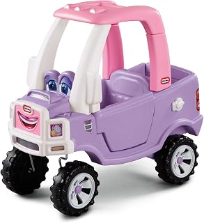 Little Tikes Princess Cozy Truck Ride-On, Pink Truck, 90cm x 45cm x 89cm