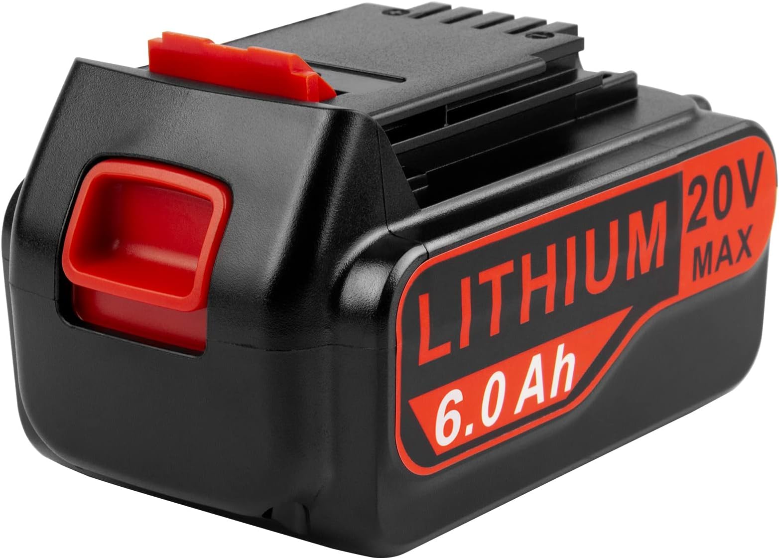 Futurebatt 6.0Ah Replacement for Black and Decker 20v Lithium Battery LBXR20 LBXR20B LBXR20-OPE LBXR2020 LBXR20 LB20 LBX20 LB2X4020 Compatible with Black& Decker Cordless Power Tool
