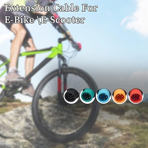 Miniatura 3 de EDENCOMERS Cable de extensión Ebike 2pin3pin4pin5pin6pin machohembra línea con enchufe impermeable solo conector para bricolaje bicicleta eléctrica