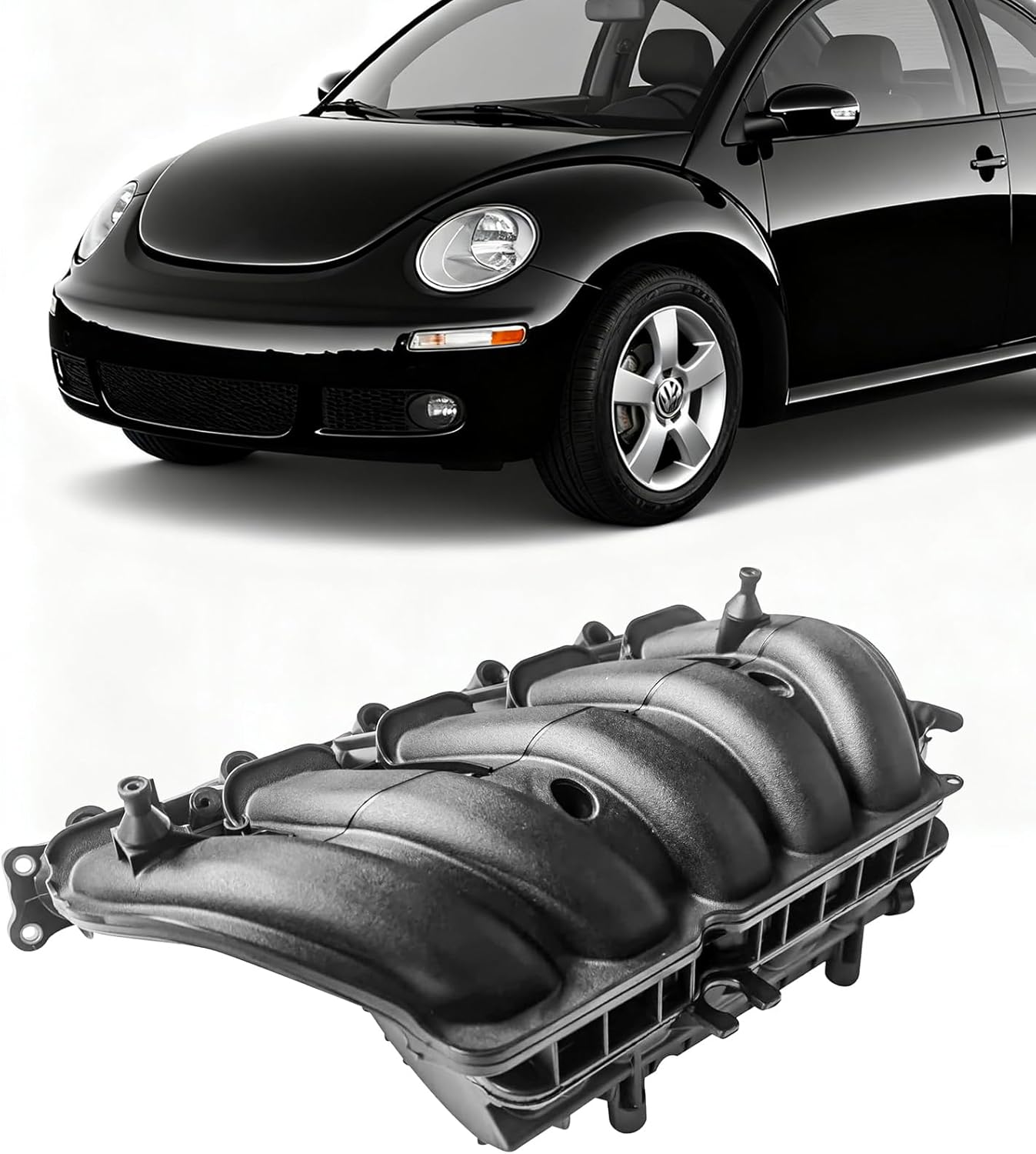 Engine Intake Manifold For 2006-2014 Volkswagen Beetle For 2010-2014 Volkswagen Golf For 2005-2014 Volkswagen Jetta For 2012-2014 Volkswagen Passat OE#07K133201M