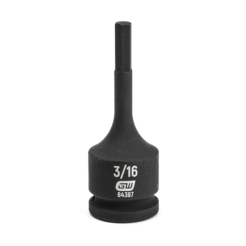 Soquete de Impacto com Ponta Sextavada GEARWRENCH 3/8 pol. 3/16 pol. SAE 84397
