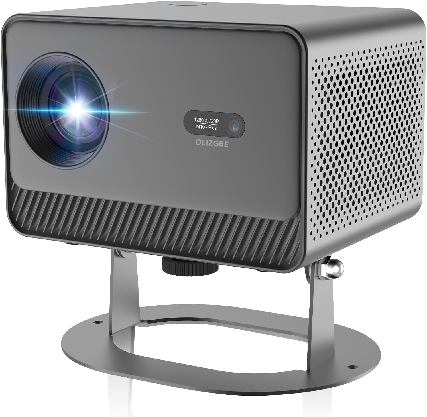 Mini Projector with WiFi and Bluetooth 300 ANSI Lumens, Support 4K Smart Portable Projector, Android 13, Auto Vertical Keystone & Electric Focus, 200" Screen Compatible with iPhone/Laptop/TV Stick