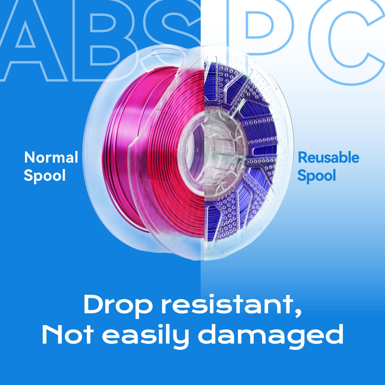 Filament Refill Conjure Silk PLA, 1,75 mm dwukolorowy, spoille filiżanka do druku 3D z efektem jedwabiu, czarny-czerwony, 1 kg, kompatybilny z wielokrotnymi szpulami