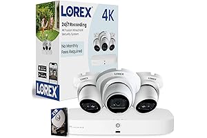 Lorex Fusion 4K PoE Outdoor/Indoor Smart Home Security Camera System