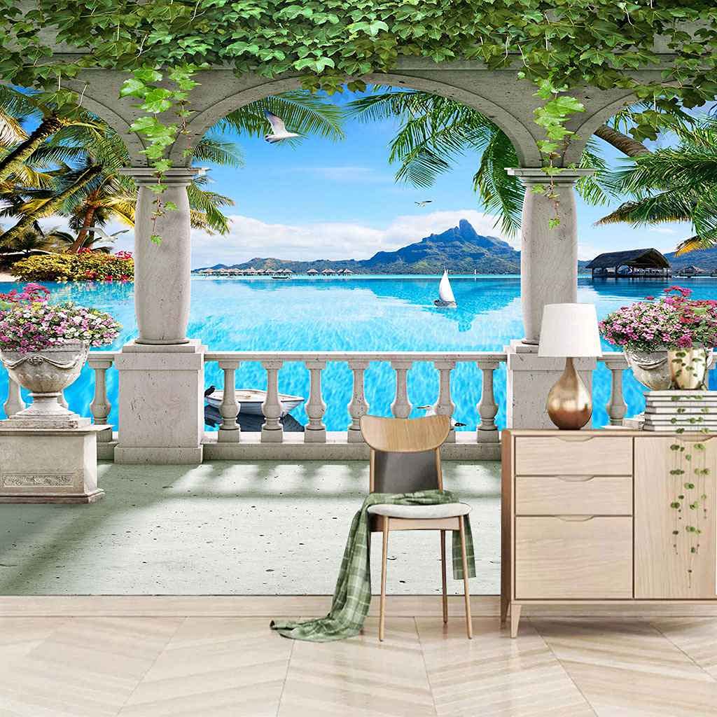 Canevas papier peint 3D effet panoramique haute définition 150x105